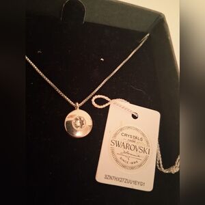 Swarovski Crystal Silver Necklace
